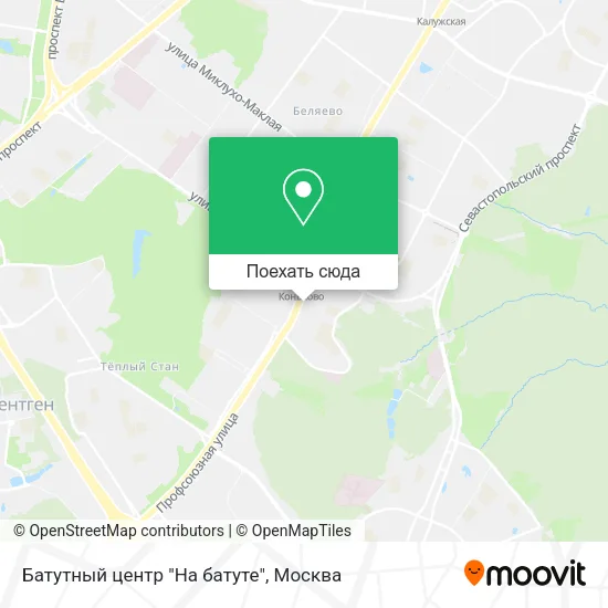 Карта Батутный центр "На батуте"