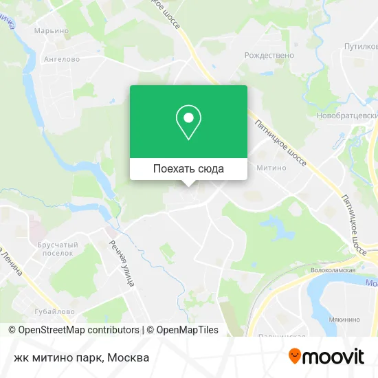 Карта жк митино парк