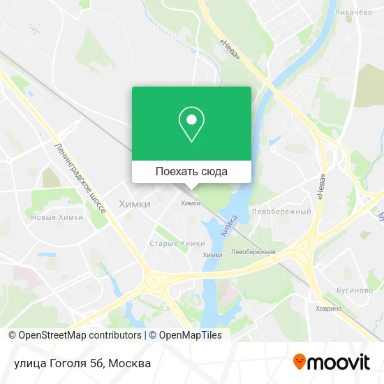 Карта улица Гоголя 5б