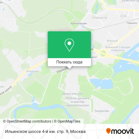 Карта Ильинское шоссе 4-й км. стр. 9