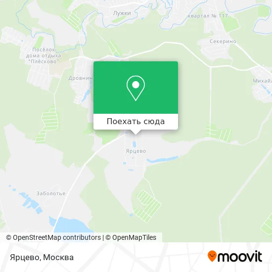 Карта Ярцево