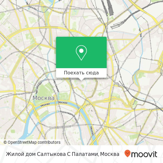 Карта Жилой дом Салтыкова С Палатами