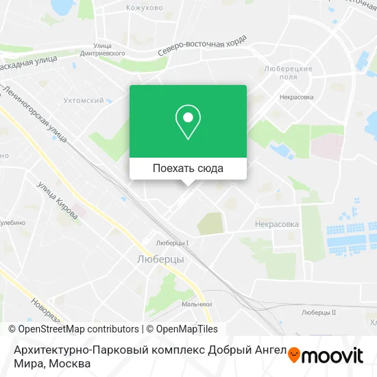 Карта Архитектурно-Парковый комплекс Добрый Ангел Мира