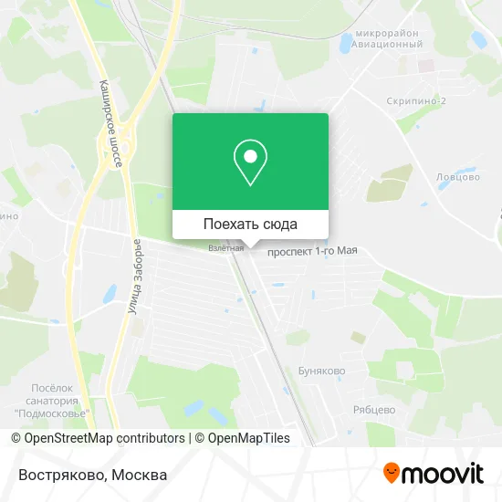 Карта Востряково