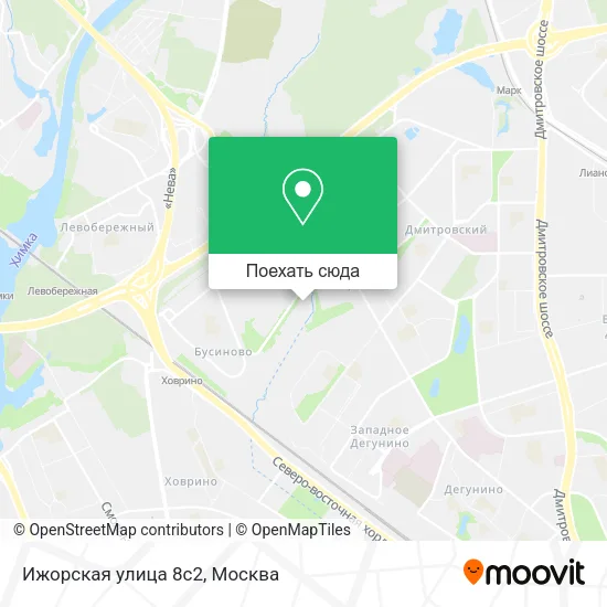 Карта Ижорская улица 8с2