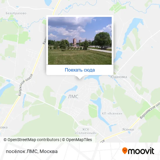 Карта посёлок ЛМС