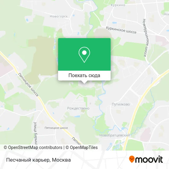 Карта Песчаный карьер