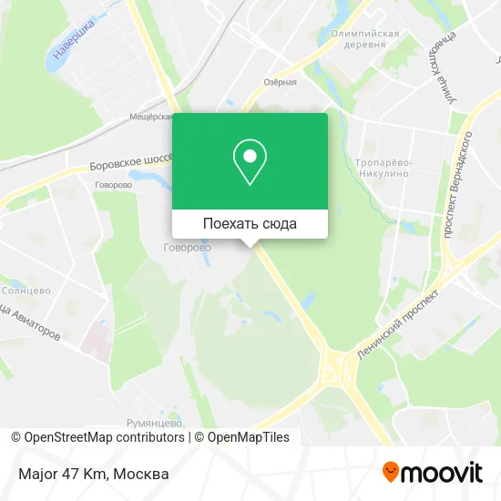 Карта Major 47 Km