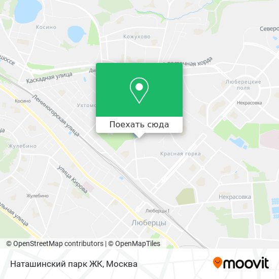 Карта Наташинский парк ЖК