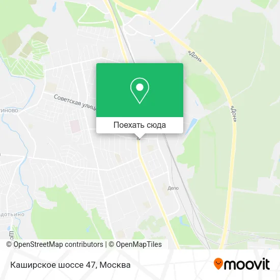 Карта Каширское шоссе 47