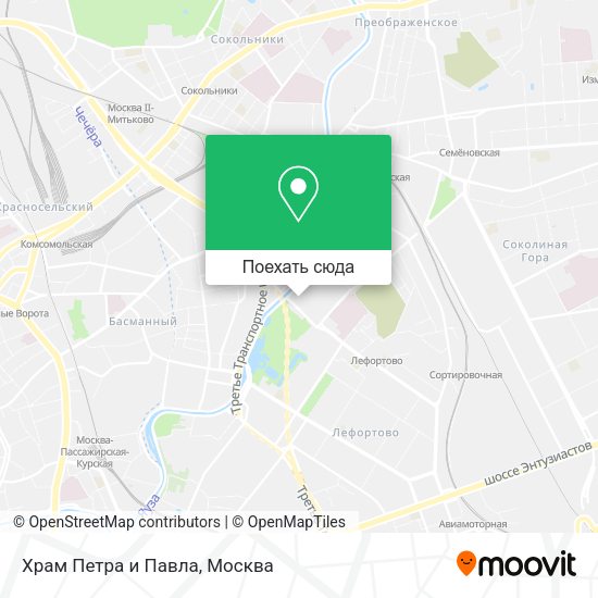 Карта Храм Петра и Павла