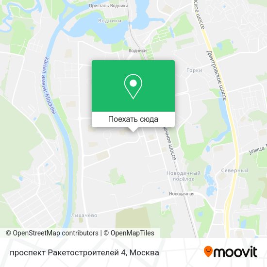 Карта проспект Ракетостроителей 4