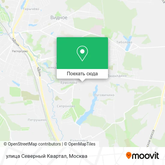 Карта улица Северный Квартал