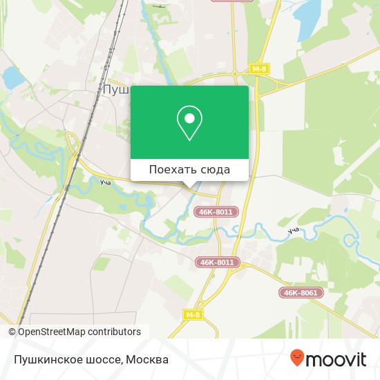 Карта Пушкинское шоссе