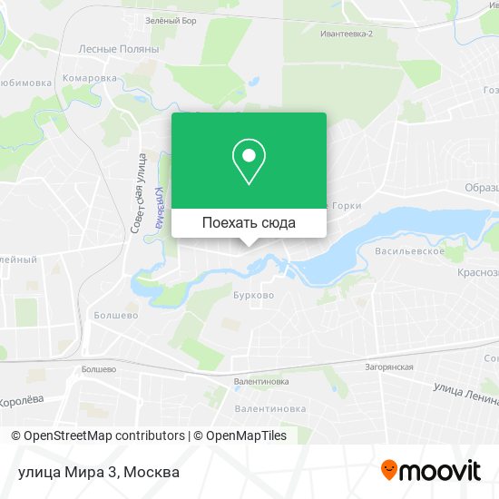 Карта улица Мира 3