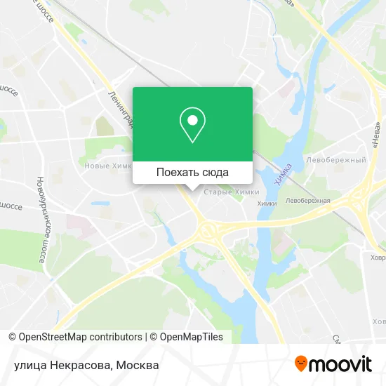 Карта улица Некрасова