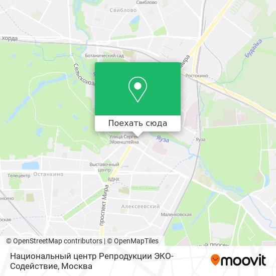 Карта Национальный центр Репродукции ЭКО-Содействие