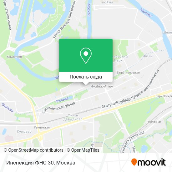 Карта Инспекция ФНС 30