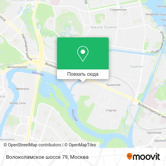 Карта Волоколамское шоссе 79