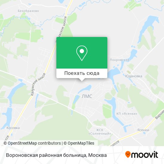 Карта Вороновская районная больница