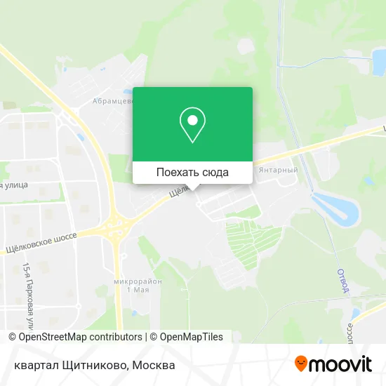 Карта квартал Щитниково