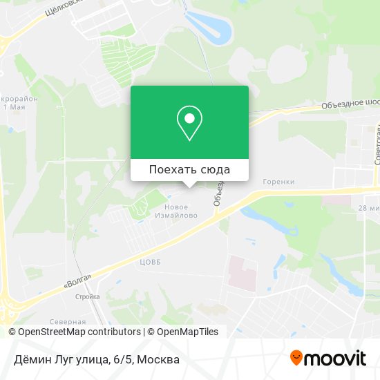 Карта Дёмин Луг улица, 6/5