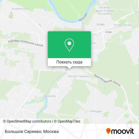 Карта Большое Сареево