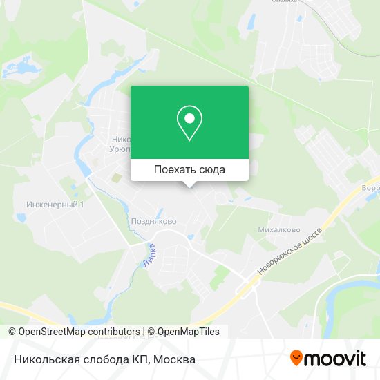 Карта Никольская слобода КП
