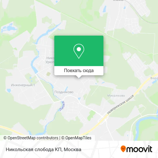 Карта Никольская слобода КП