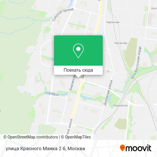 Карта улица Красного Маяка 2 б