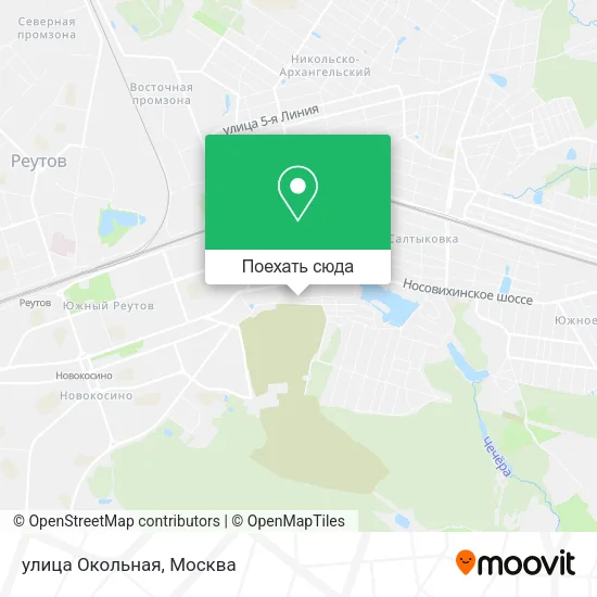 Карта улица Окольная