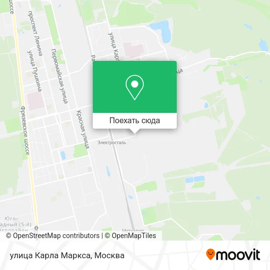 Карта улица Карла Маркса