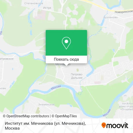Карта Институт им. Мечникова (ул. Мечникова)