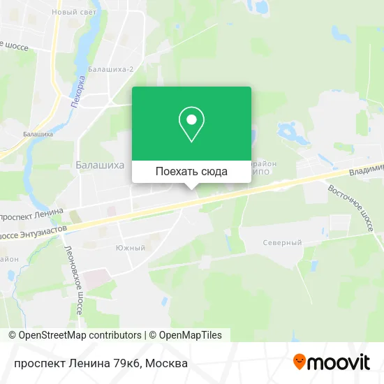 Карта проспект Ленина 79к6
