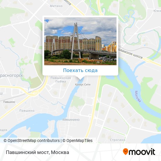 Карта Павшинский мост