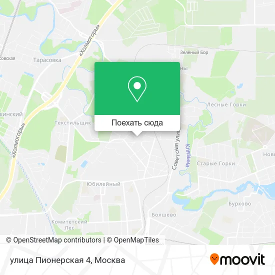 Карта улица Пионерская 4