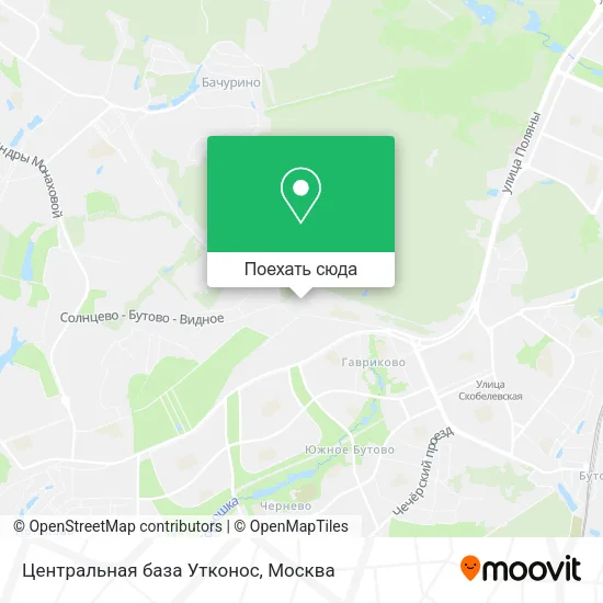Карта Центральная база Утконос