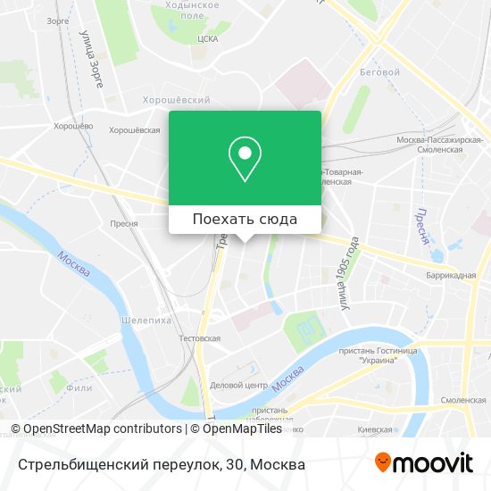 Карта москвы стрельбищенский переулок