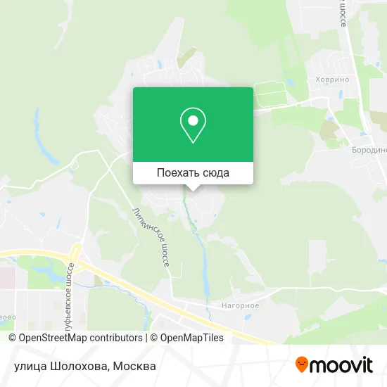 Карта улица Шолохова