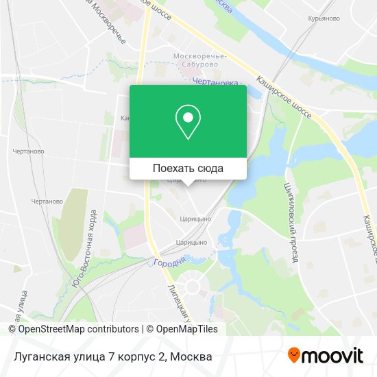 Карта Луганская улица 7 корпус 2