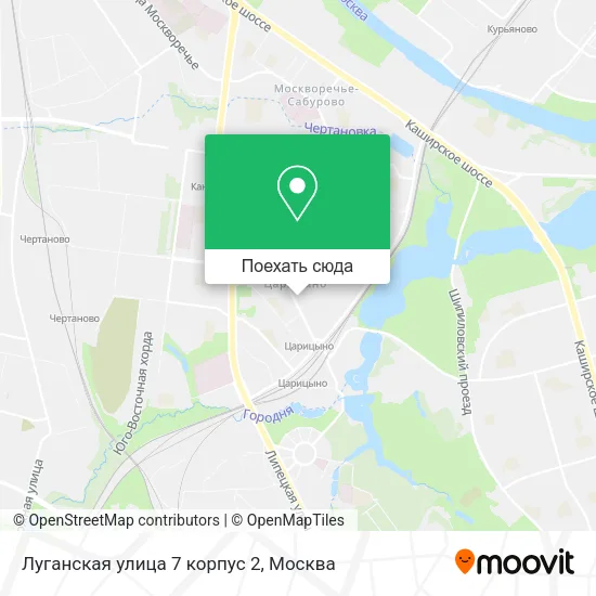 Карта Луганская улица 7 корпус 2