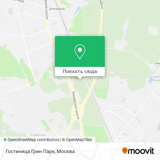 Карта Гостиница Грин Парк