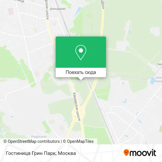 Карта Гостиница Грин Парк
