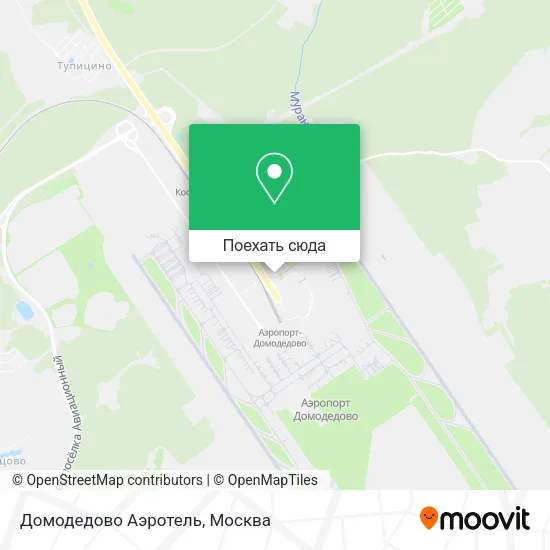 Карта Домодедово Аэротель