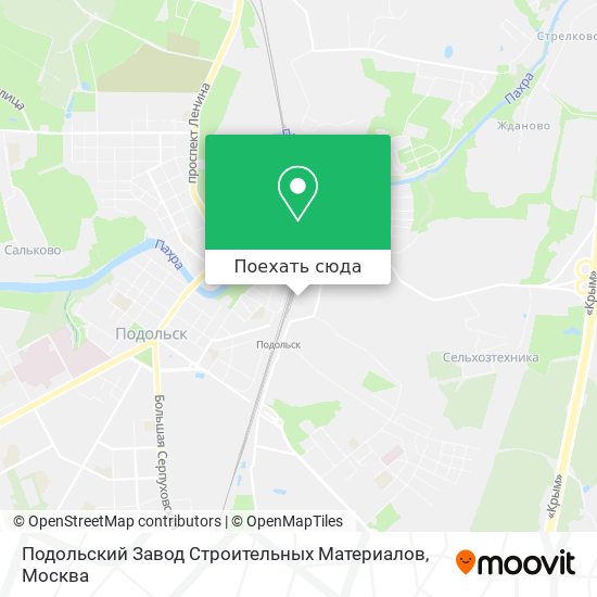 Карта Подольский Завод Строительных Материалов