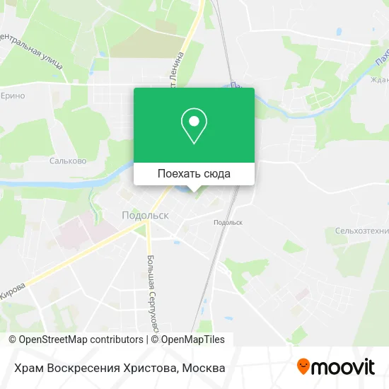 Карта Храм Воскресения Христова