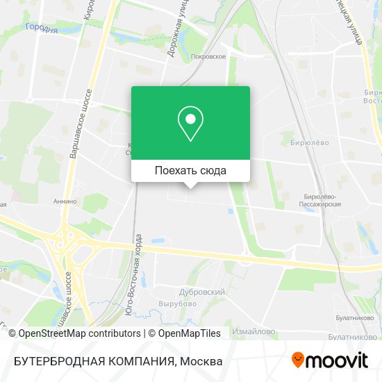 Карта БУТЕРБРОДНАЯ КОМПАНИЯ