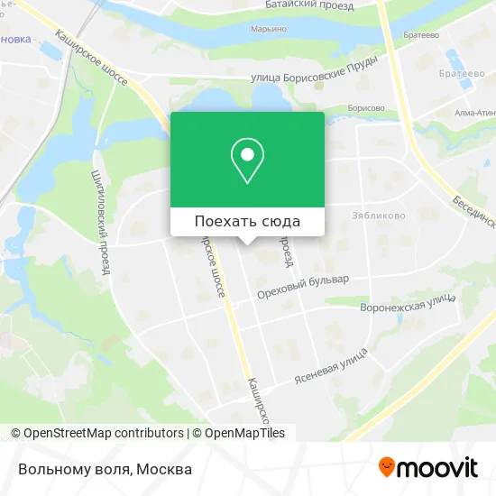 Карта Вольному воля