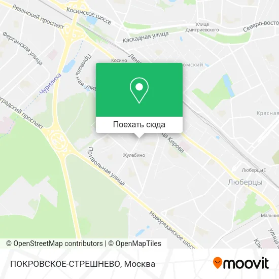 Карта ПОКРОВСКОЕ-СТРЕШНЕВО