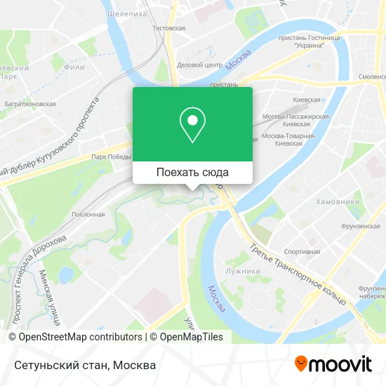 Карта Сетуньский стан